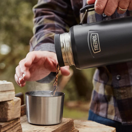 Термос Thermos IS-210 iKON 1,2L (Granite Steel; +24h/-24h)